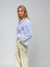Load image into Gallery viewer, New! Lucine Pyjama Trousers, Organic Cotton with trim
