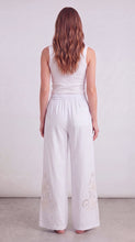 Load image into Gallery viewer, New! The Alba Trouser. Embroidered Cotton Lounge Trousers
