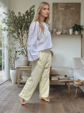 Load and play video in Gallery viewer, New! Lucine Pyjama Trousers, Organic Cotton with trim
