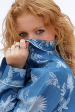 Load image into Gallery viewer, Long Sleeve Pyjamas -Matching set in Ipanema Print - Blue

