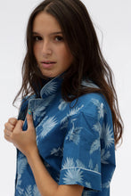 Load image into Gallery viewer, Short Sleeve Pyjamas - Ipanema Print- Blue
