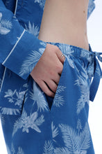 Load image into Gallery viewer, Long Sleeve Pyjamas -Matching set in Ipanema Print - Blue
